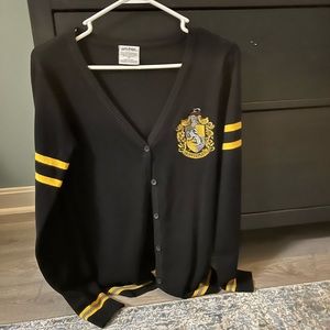 Harry Potter Hufflepuff cardigan black, size M